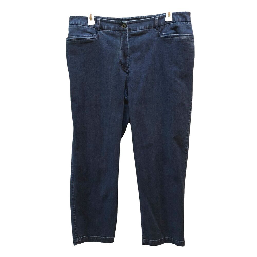 Westbound Woman Essentials Womens Size 20W Blue Stretch Denim Jeans 20